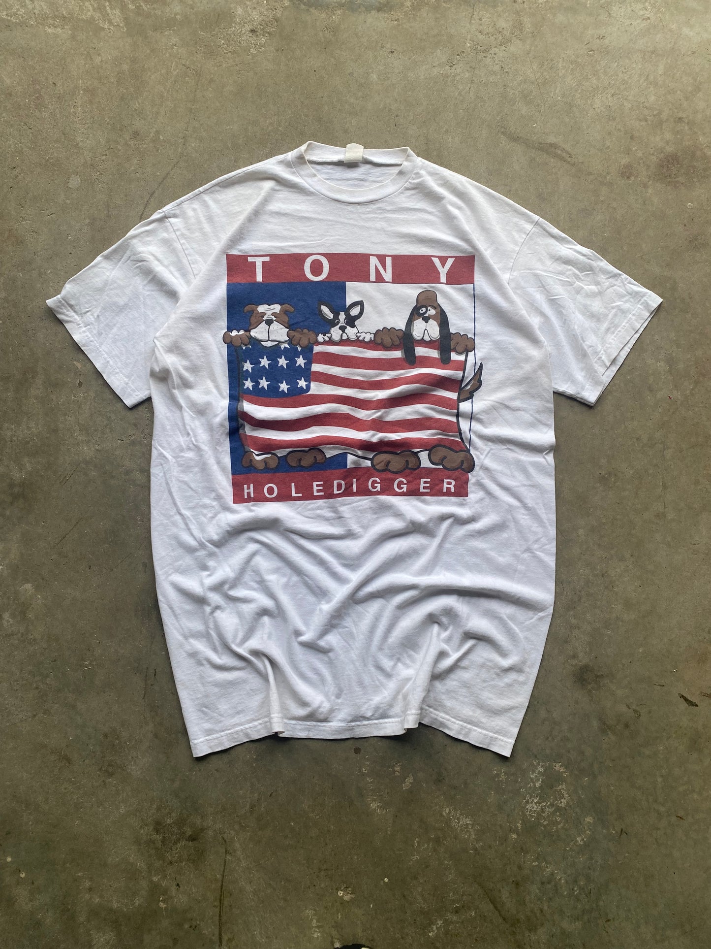 Vintage Tony Holedigger Tee - XL Tall