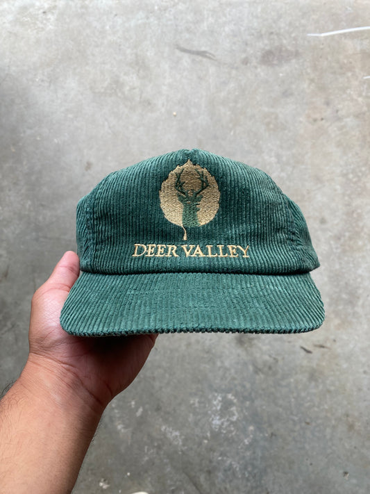 Deer Valley Corduroy Strapback