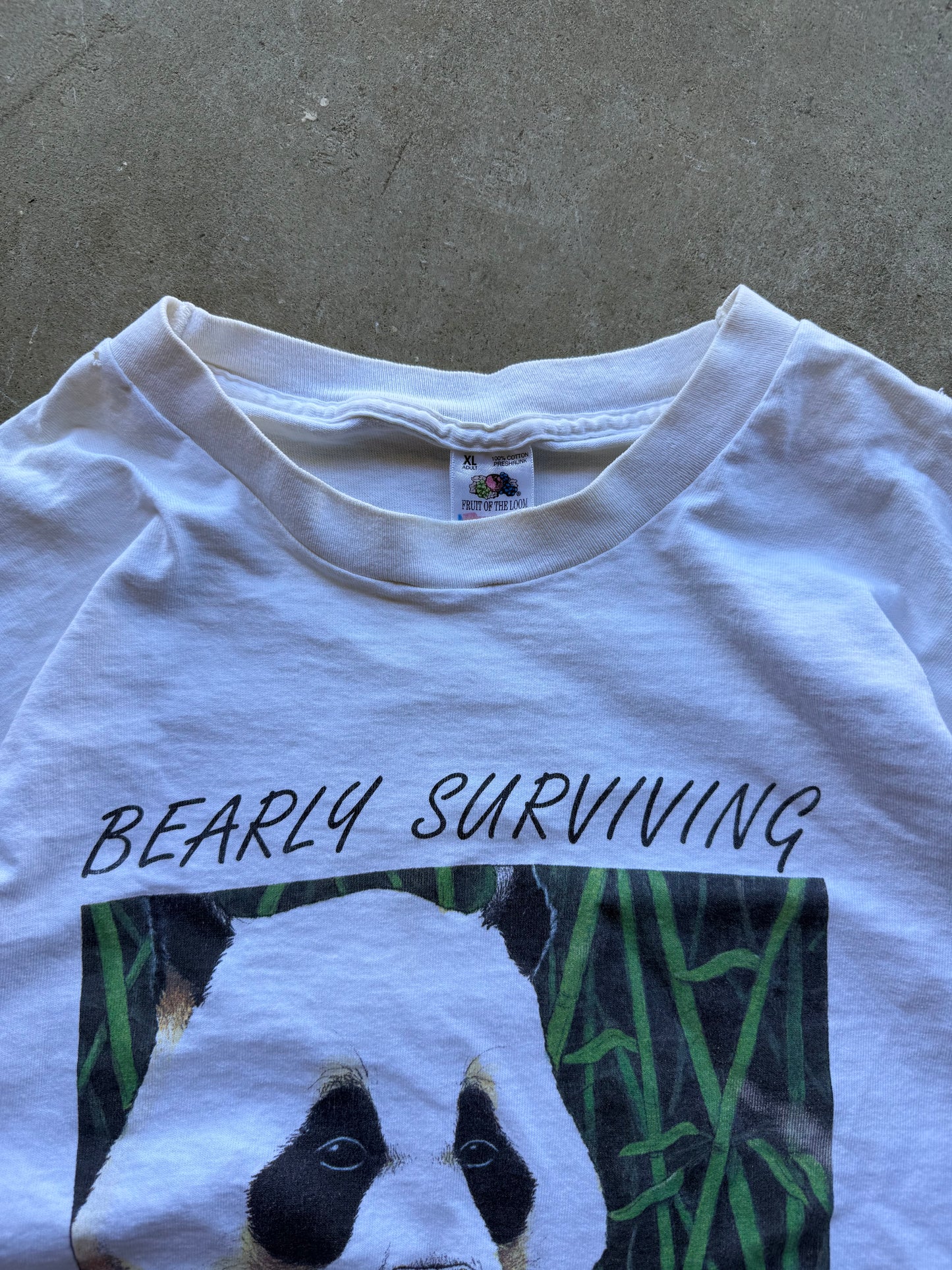 Bearly Surviving Panda Tee - XL