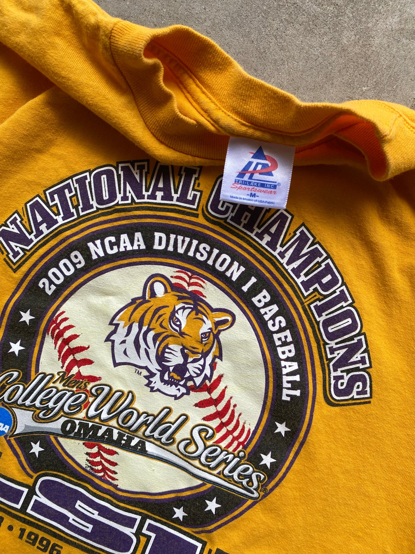 Lsu Tigers Baseball Tee - M