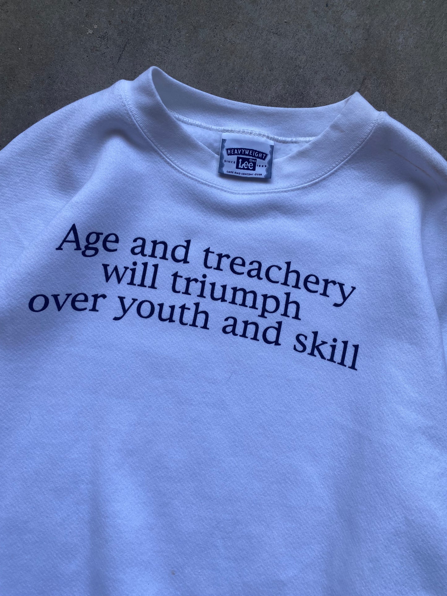 Quote Crewneck - XXl