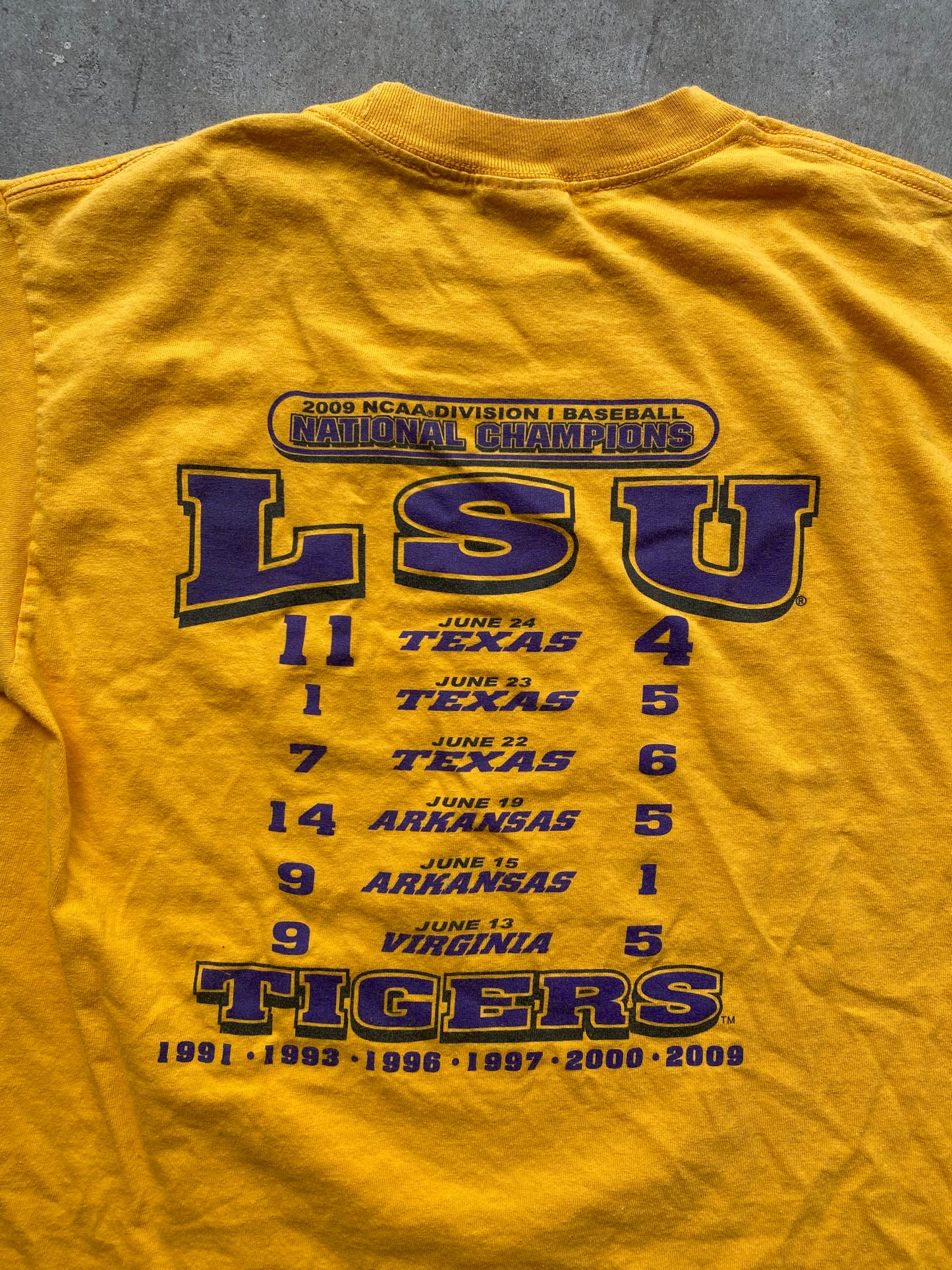 Lsu Tigers Baseball Tee - M