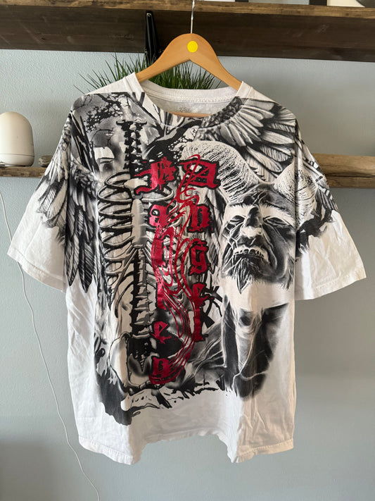 Y2K Triple Threat Grunge Tee - XXL