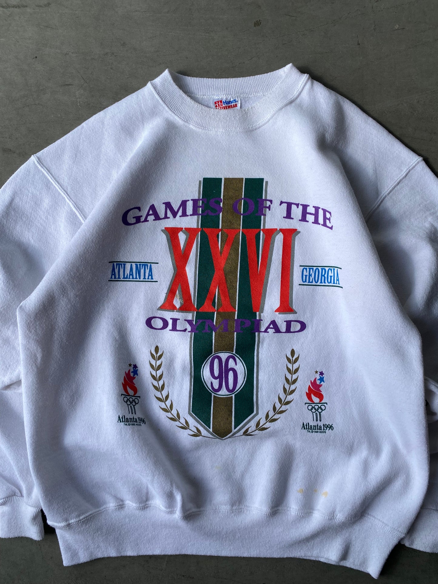 Vintage Olympic Crewneck - L