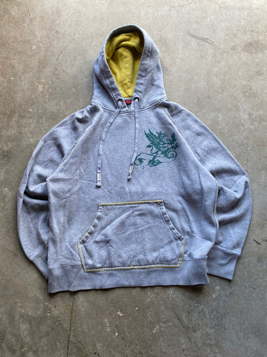 Y2K Grey Hoodie - XL